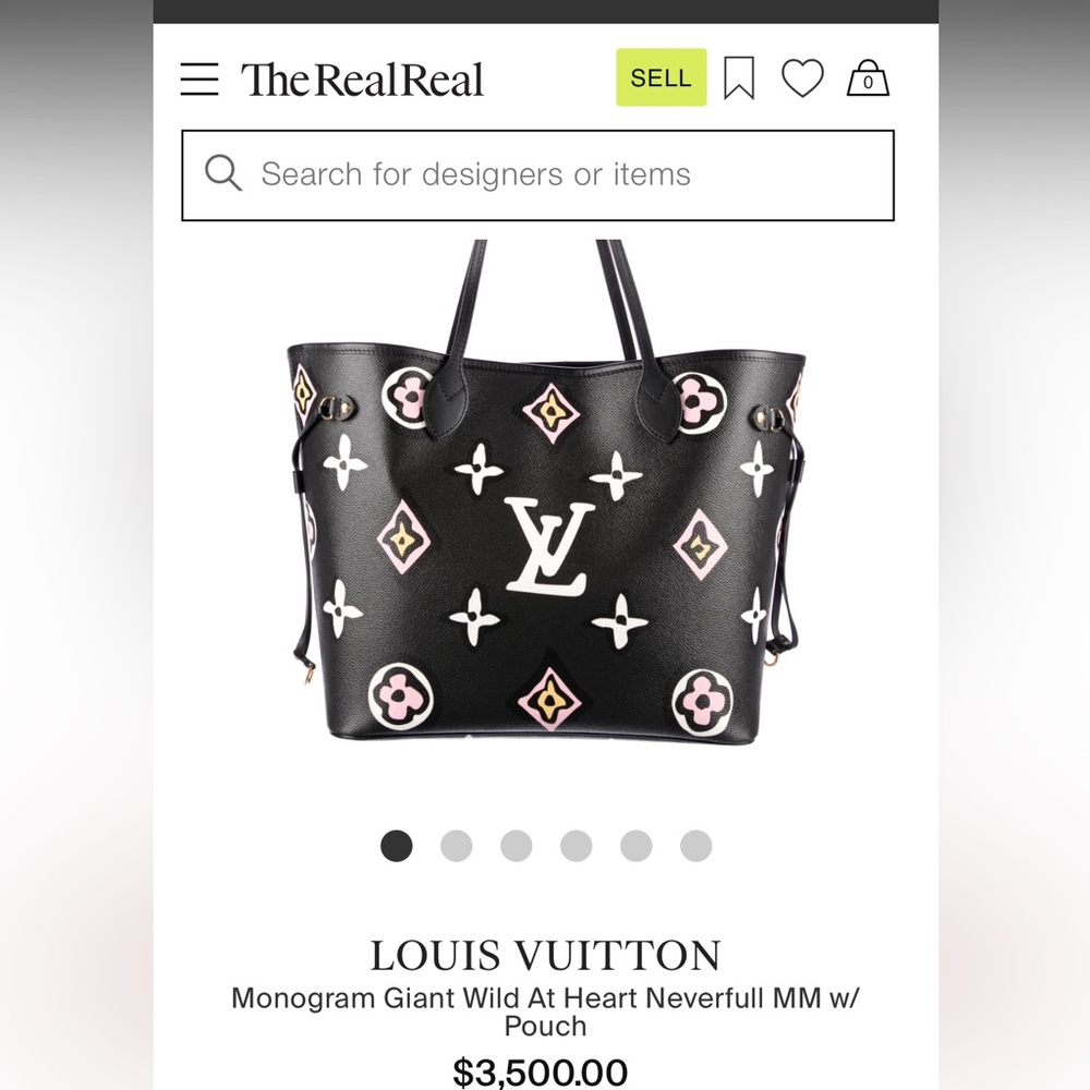 💖TRADE💖Limited Edition Louis Vuitton Wild at Heart Neverfull MM black - Picture 11 of 12